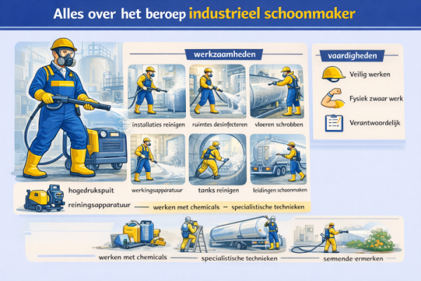 Wat doet een industrieel schoonmaker